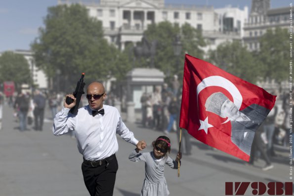 Londres, Manifestation contre le gouvernement Turque
